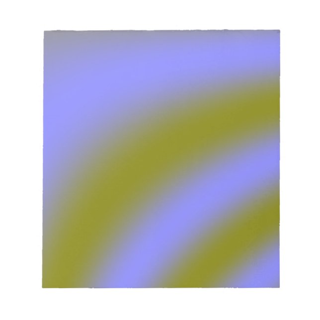 Fluorescent Clouds Notepad (Front)