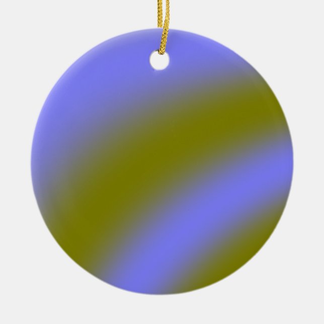 Fluorescent Clouds Ornament (Front)
