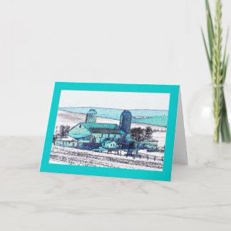 "Fluorescent Farm" on the National Pike Card