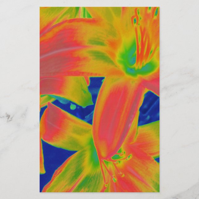 fluorescent flowers (Front)