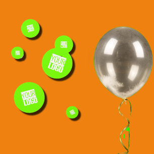 fluorescent green - add your logo confetti