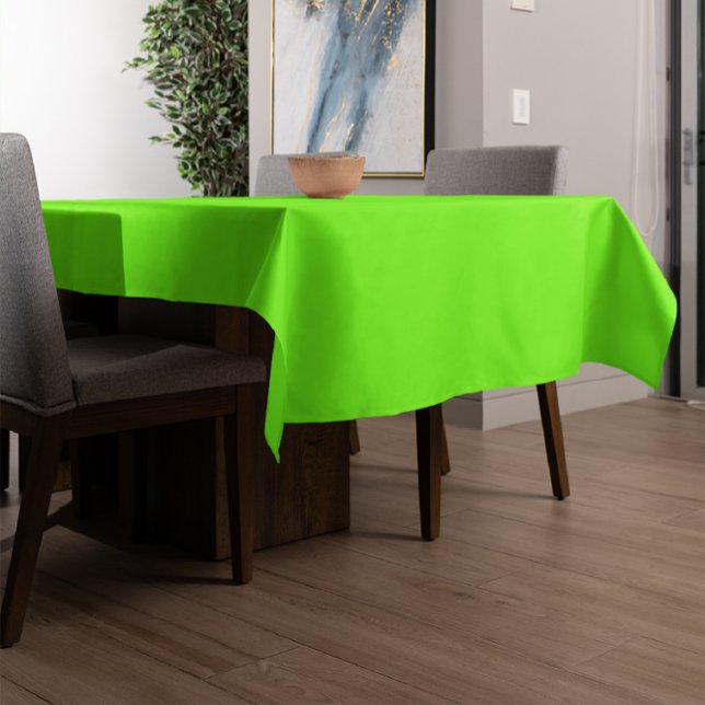 Fluorescent Green Solid Color  Tablecloth (Creator Uploaded)