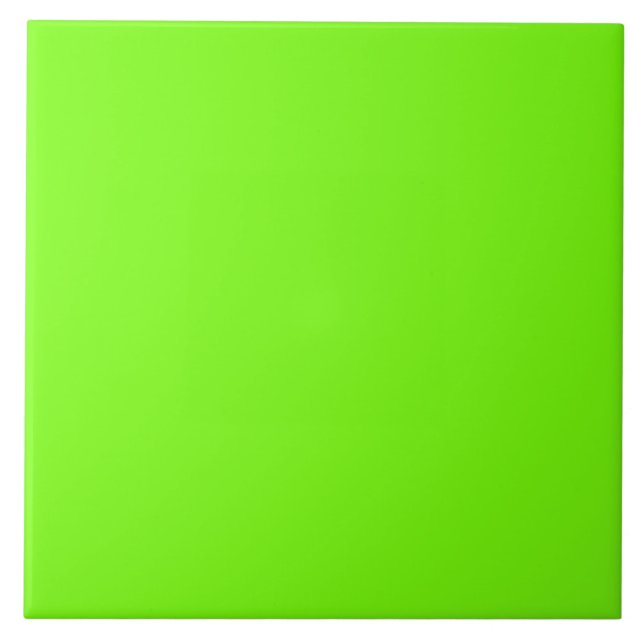 Fluorescent Green Tile (Front)
