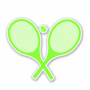 Fluorescent Neon Green Tennis Racquets Ball