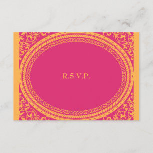 Fluorescent / Neon Wedding Reception RSVP
