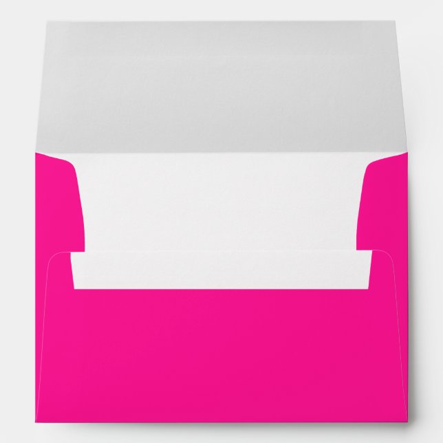 Fluorescent Pink Envelope (Back (Bottom))