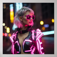 Fluorescent Pride Pink Cyberpunk Outfit 1 - Vibran