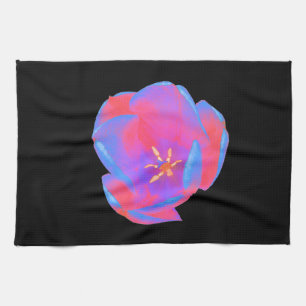 Fluorescent Tulip Kitchen Towel