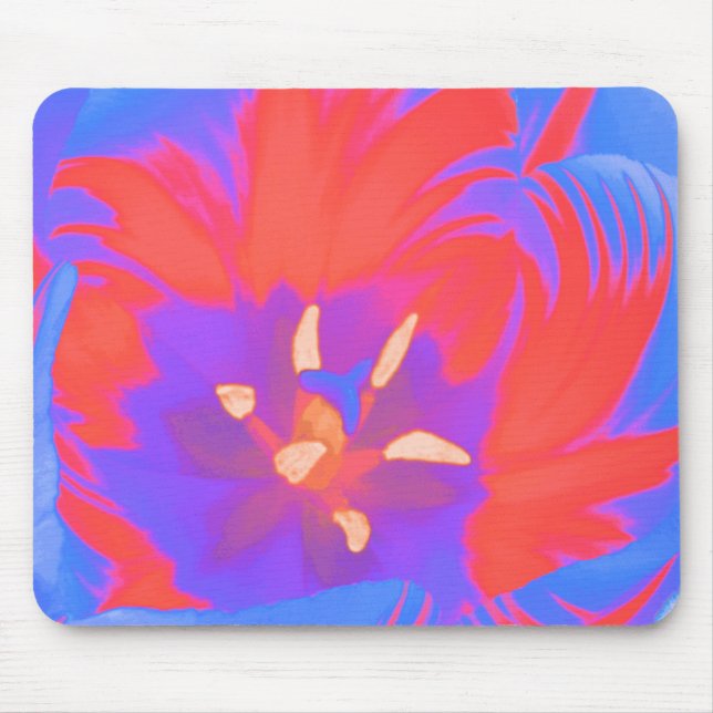 Fluorescent Tulip Mousepad (Front)