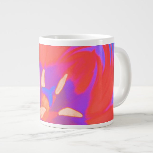 Fluorescent Tulip Mug (Front Right)