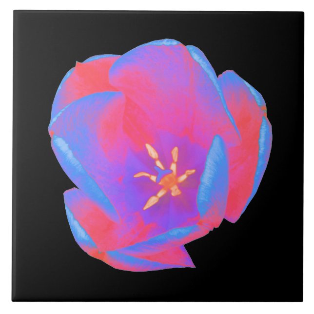 Fluorescent Tulip Tile (Front)