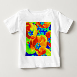 fluorescent tulips baby T-Shirt