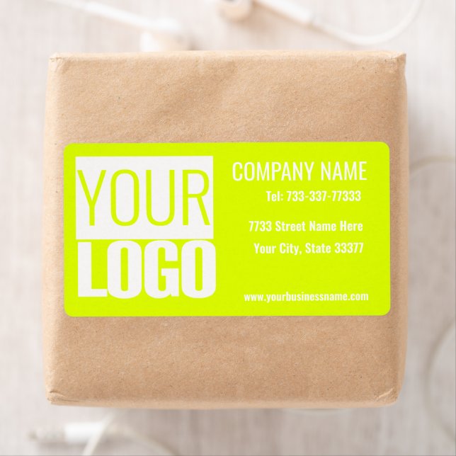 fluorescent yellow - add your bold logo (Insitu)