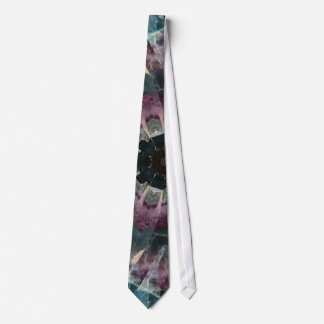 Fluorite star symbol tie