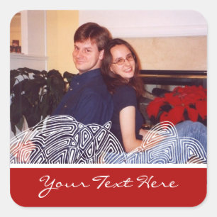 Flurry Square Sticker