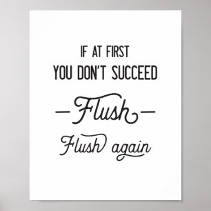 Flush, Flush Again Poster