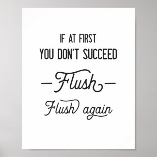 Flush, Flush Again Poster