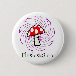 flush logo 6 cm round badge