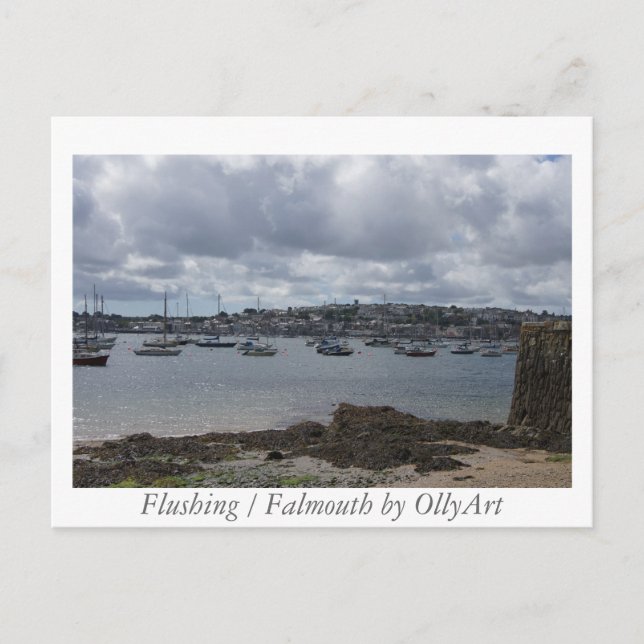 Flushing / Falmouth by OllyArt Photography Postcard (Front)