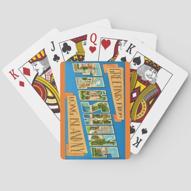 Flushing NY Greeting Playing Cards (Back)