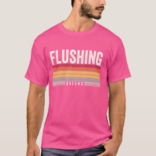 Flushing Queens Vintage Sunset, Flushing Queens T-Shirt
