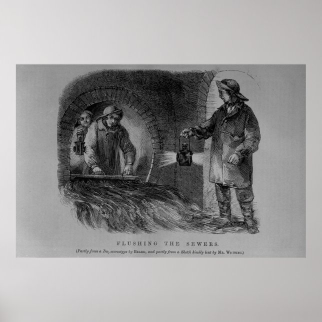 Flushing the Sewers Poster (Front)