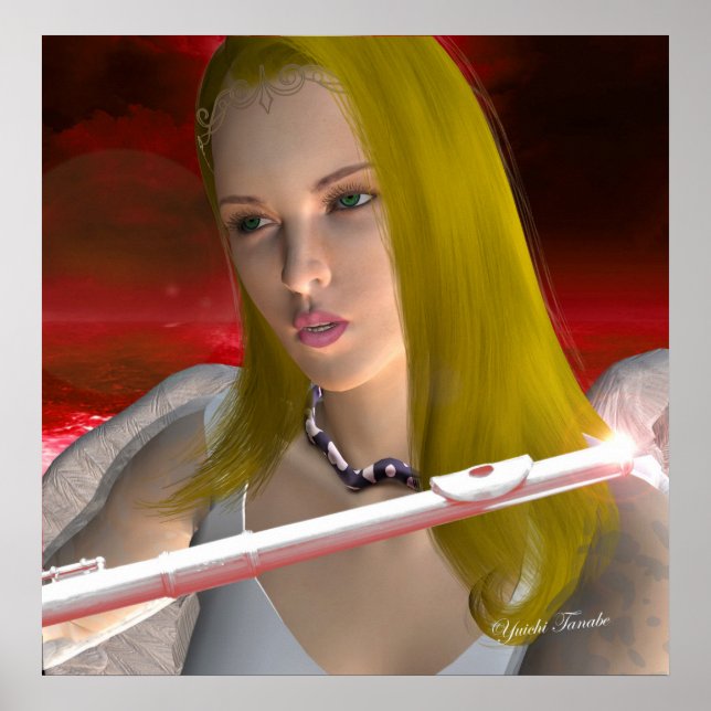 Flute Angel 1 Poster (Front)