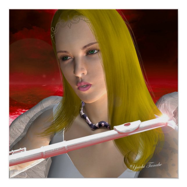 Flute Angel 1 Poster (Front)