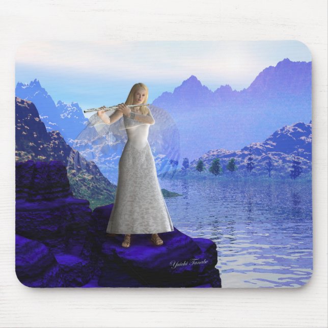 Flute Angel 2 Mouse Mat (Front)