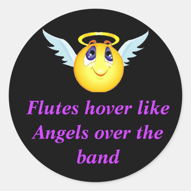 Flute Angel Sticker (Front)