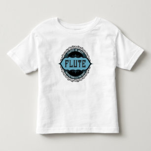 Flute Best Music Note Circle Toddler T-Shirt