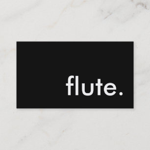 flute. business card