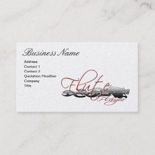Flute Business Card