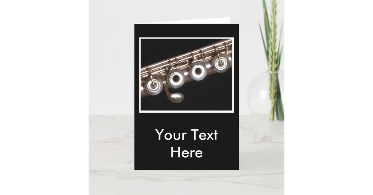Flute Card Zazzle