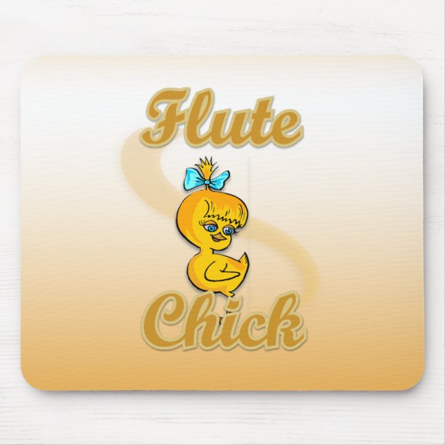 Flute Chick Mouse Mat (Front)