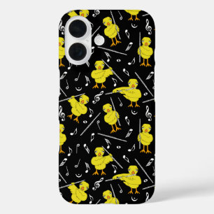 Flute Chick Music Notes iPhone 16 Case