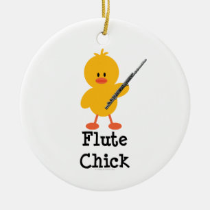 Flute Chick Ornament