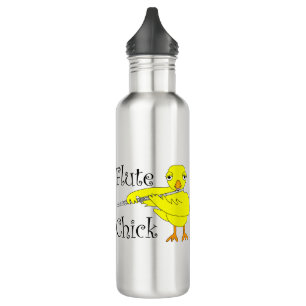 Flute Chick Text 710 Ml Water Bottle