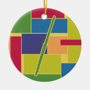 Flute Colorblocks Ornament