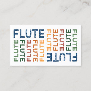 Flute Colourful Business Card