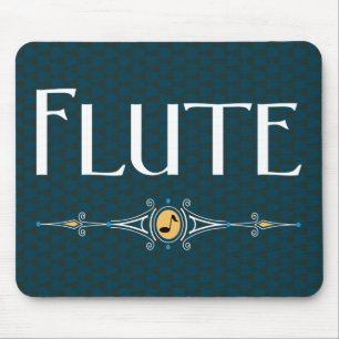 Flute Decorative Line Mouse Mat