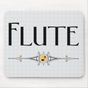 Flute Decorative Line Mouse Mat