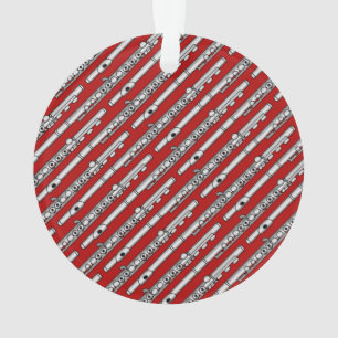 Flute Drawing Pattern Ornament