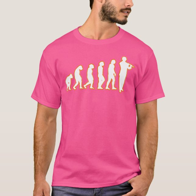 Flute Evolution  Flute T-Shirt (Front)