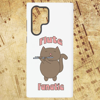 Flute Fanatic Funny Cat Samsung Galaxy Case