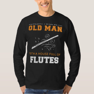 Flute Fantasia: Future Old Mans Melodic Haven Tee! T-Shirt