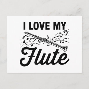 Flute Flute Musical Instrument Band Gifts Postcard