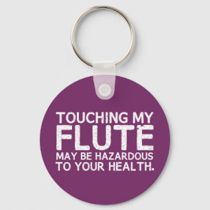 Flute Hazard Key Ring
