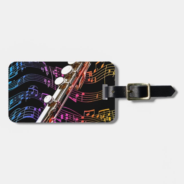 Flute is my Passion_ Luggage Tag (Front Horizontal)