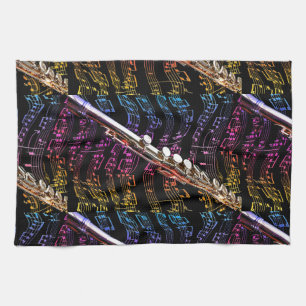 Flute is my Passion_ Tea Towel
